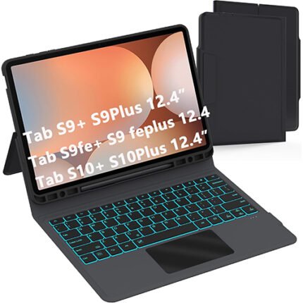 Samsung Keyboard Cover For Tab S10+/ S10+ 5G/ S9+/ S9+ 5G/ S9fe+/ S9+ 5G .